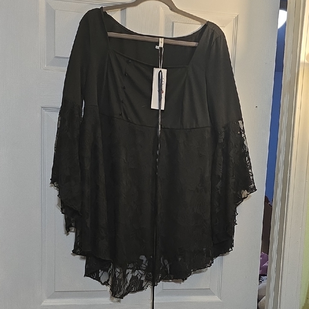 Rosegal Black Elegant Top
